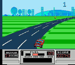 Ретро-игры - Road Blasters (NES) - аркадные гонки со стрельбой, портированные с Atari System 1